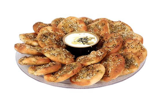 מגש לבנה וזעתר 20 יחידות